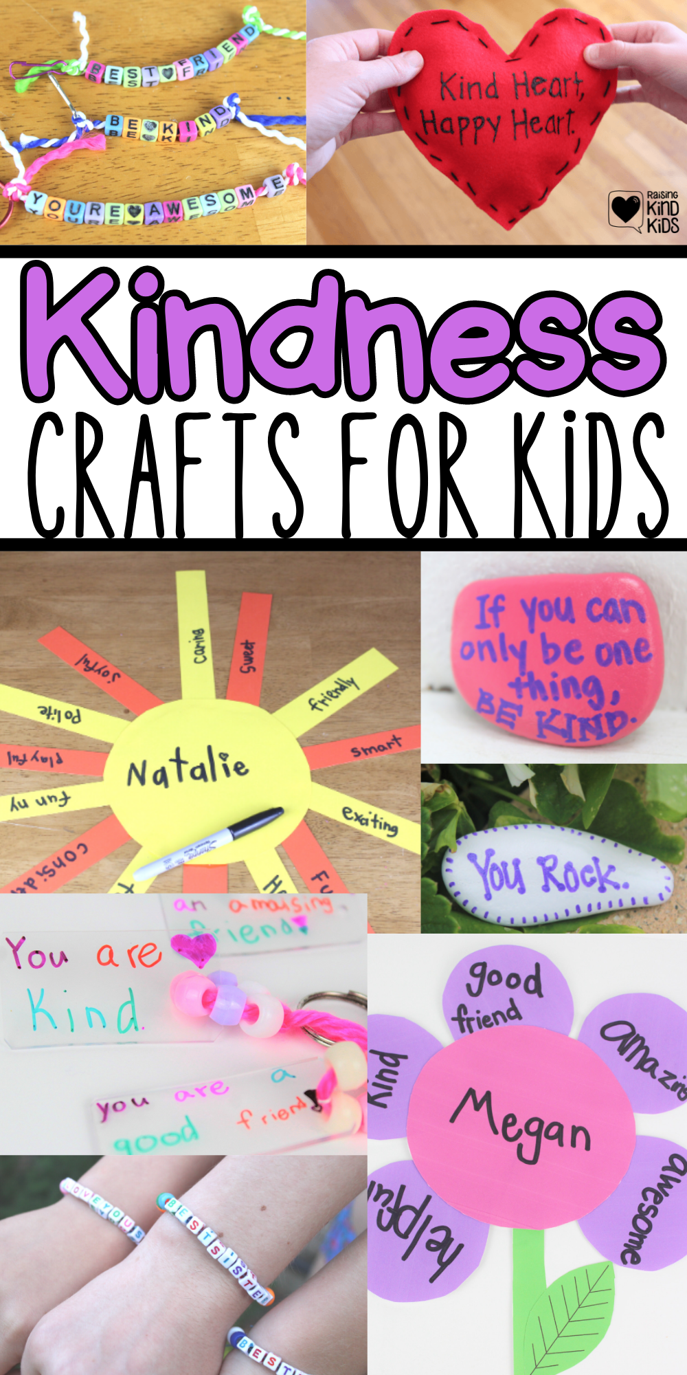 You will love these kindness crafts for kids that connect creating a project with social emotional learning and kindness. 