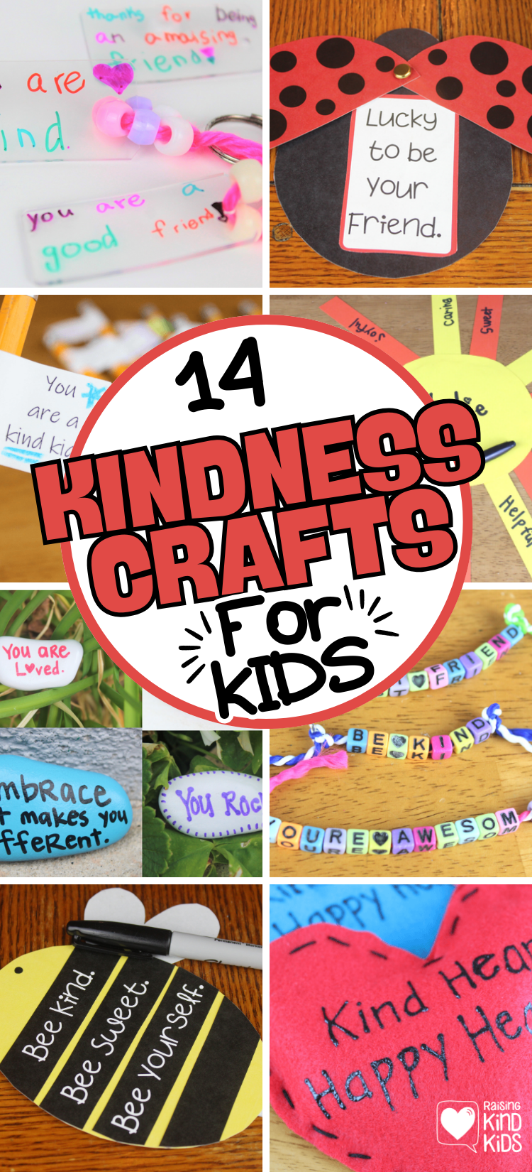 You will love these kindness crafts for kids that connect creating a project with social emotional learning and kindness. 
