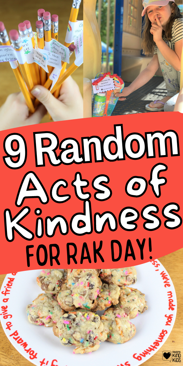 RAK Day is February 17th and you will love these 9 Random Acts of Kindness Day Activities for kids that are fun to do. 