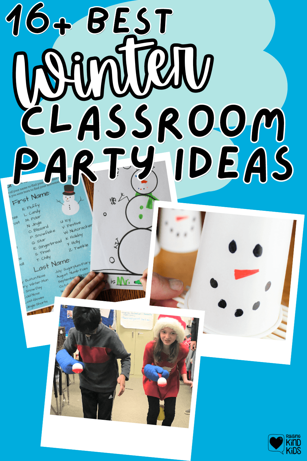 Best Winter-Themed Classroom Party Activities kids will love #classroompartyactivities #classroomparties #holidayparties #coffeeandcarpool #winterparties
