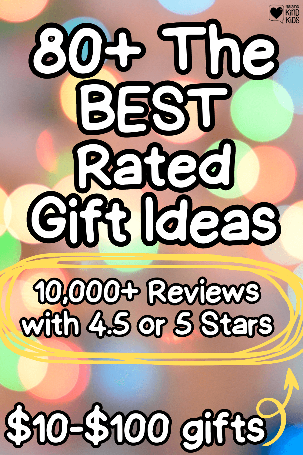 This list of best rated gifts on Amazon all have two things in common: they all have over 10,000 reviews AND 4.5 stars or higher.